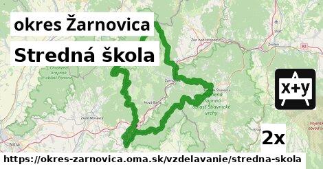 Stredná škola, okres Žarnovica