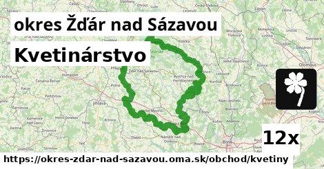 Kvetinárstvo, okres Žďár nad Sázavou