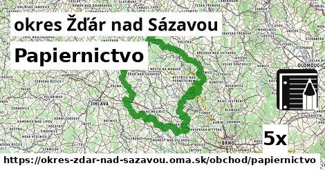 Papiernictvo, okres Žďár nad Sázavou