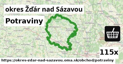 Potraviny, okres Žďár nad Sázavou