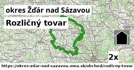 Rozličný tovar, okres Žďár nad Sázavou