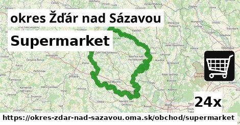 Supermarket, okres Žďár nad Sázavou