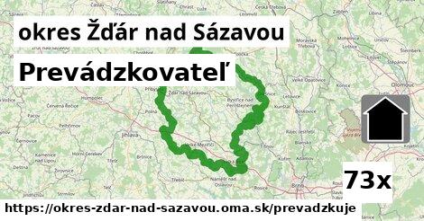 prevádzkovateľ v okres Žďár nad Sázavou