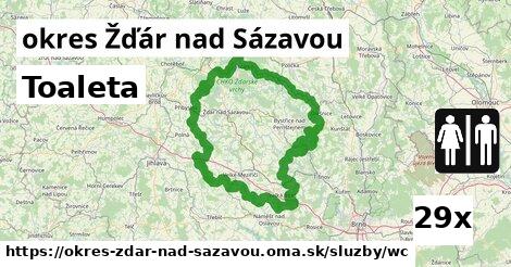 Toaleta, okres Žďár nad Sázavou