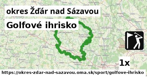 Golfové ihrisko, okres Žďár nad Sázavou