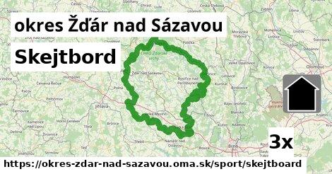 Skejtbord, okres Žďár nad Sázavou