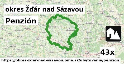 Penzión, okres Žďár nad Sázavou