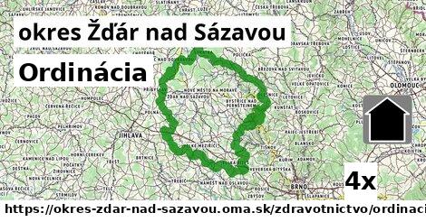 Ordinácia, okres Žďár nad Sázavou