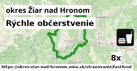 Všetky body v okres Žiar nad Hronom