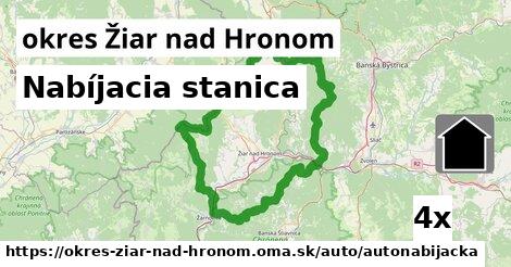 Nabíjacia stanica, okres Žiar nad Hronom