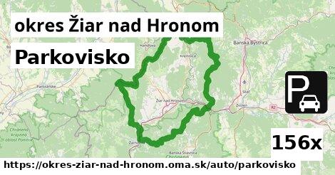 Parkovisko, okres Žiar nad Hronom