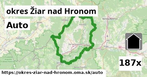 auto v okres Žiar nad Hronom