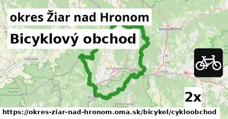 Bicyklový obchod, okres Žiar nad Hronom