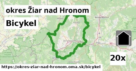 bicykel v okres Žiar nad Hronom