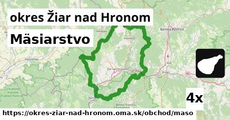 Mäsiarstvo, okres Žiar nad Hronom