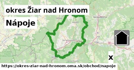 Nápoje, okres Žiar nad Hronom