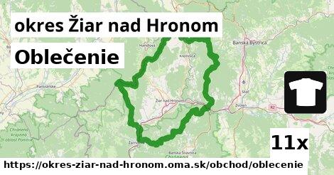 Oblečenie, okres Žiar nad Hronom