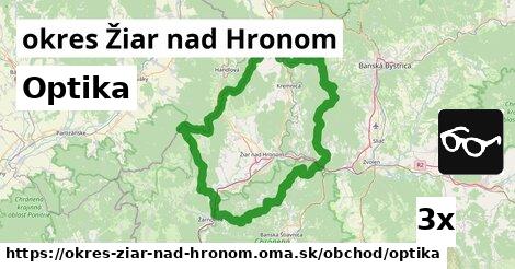 Optika, okres Žiar nad Hronom