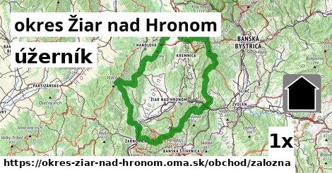 úžerník, okres Žiar nad Hronom