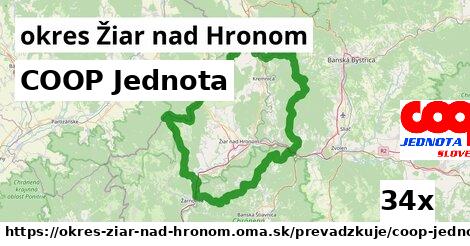 COOP Jednota, okres Žiar nad Hronom