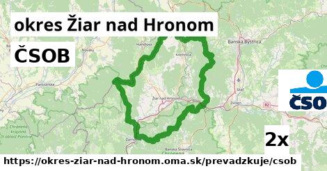 ČSOB, okres Žiar nad Hronom