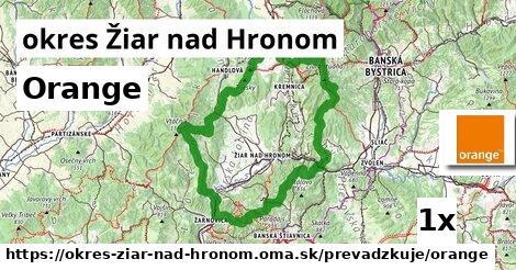 Orange, okres Žiar nad Hronom