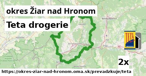 Teta drogerie, okres Žiar nad Hronom