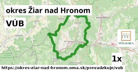 VÚB, okres Žiar nad Hronom