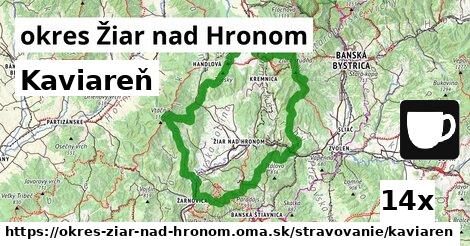 Kaviareň, okres Žiar nad Hronom