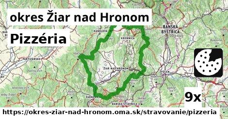 Pizzéria, okres Žiar nad Hronom