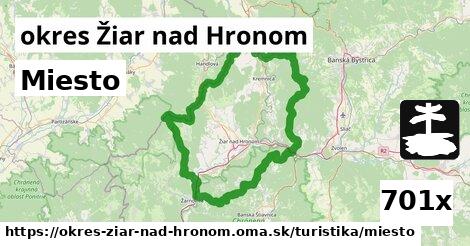 Miesto, okres Žiar nad Hronom