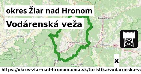 Vodárenská veža, okres Žiar nad Hronom