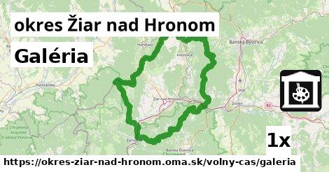 Galéria, okres Žiar nad Hronom