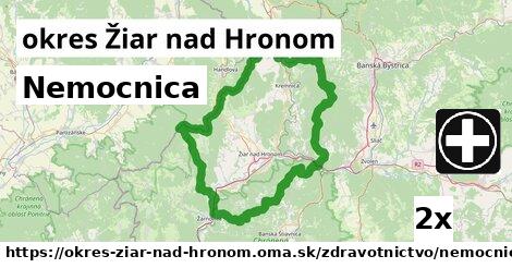 Nemocnica, okres Žiar nad Hronom