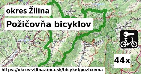 Požičovňa bicyklov, okres Žilina