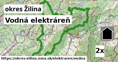 Vodná elektráreň, okres Žilina