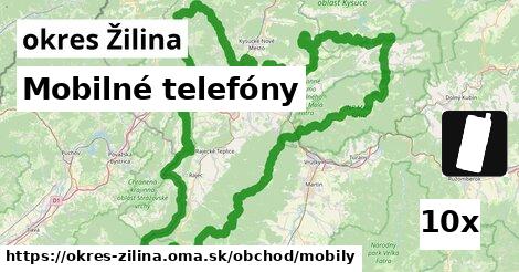Mobilné telefóny, okres Žilina