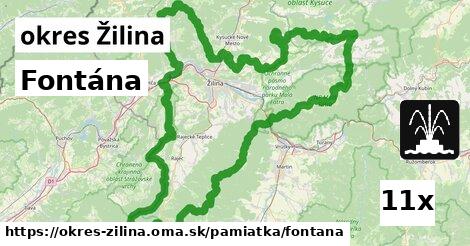 Fontána, okres Žilina