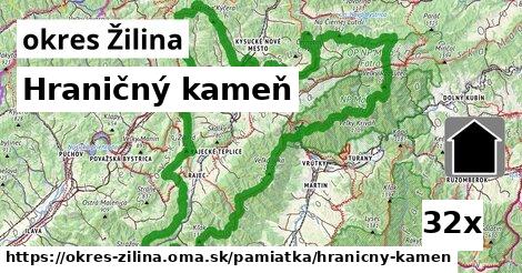 Hraničný kameň, okres Žilina