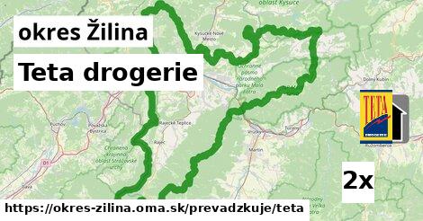 Teta drogerie, okres Žilina