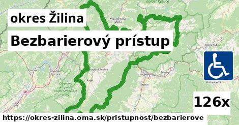 Bezbarierový prístup, okres Žilina