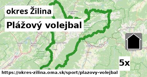 Plážový volejbal, okres Žilina