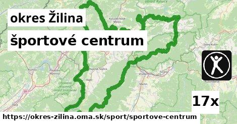 športové centrum, okres Žilina