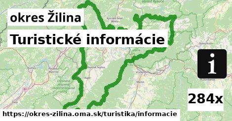 Turistické informácie, okres Žilina