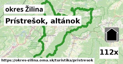 Prístrešok, altánok, okres Žilina