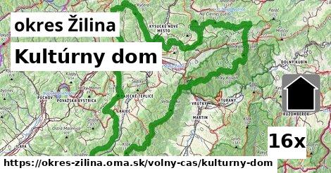 Kultúrny dom, okres Žilina