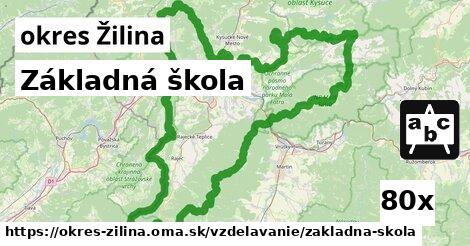 Základná škola, okres Žilina