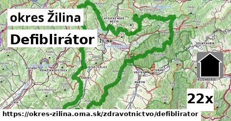 Defiblirátor, okres Žilina