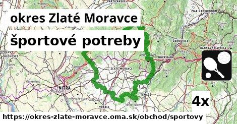 športové potreby, okres Zlaté Moravce