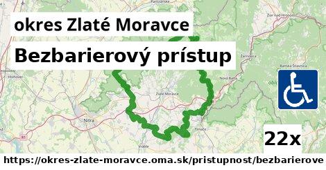 Bezbarierový prístup, okres Zlaté Moravce